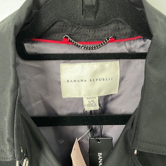 NWT Banana Republic Water Resistant Trench Coat - Picture 8 of 11